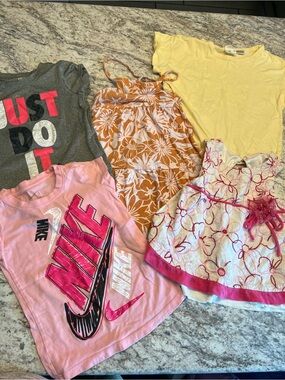 Girls 4T Summer Preloved 5 Piece Bundle